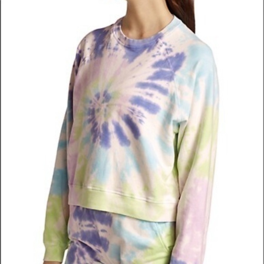 Electric & Rose Tie Dye Ronan Pullover - Picture 3 of 9